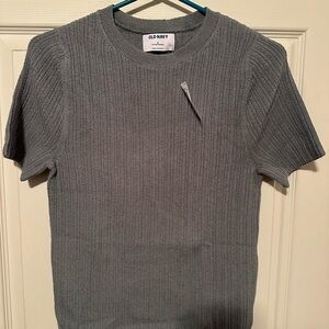 Old Navy Heather Gray Knit Tee